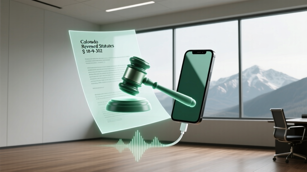 Is Colorado a one party consent state for recording? Yes—but here’s exactly when it’s legal, when it’s risky, and how to protect yourself (with official statutes, real court examples, and a 5-step compliance checklist)