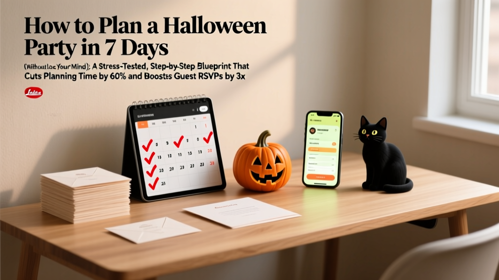 How to Plan a Halloween Party in 7 Days (Without Losing Your Mind): A Stress-Tested, Step-by-Step Blueprint That Cuts Planning Time by 60% and Boosts Guest RSVPs by 3x