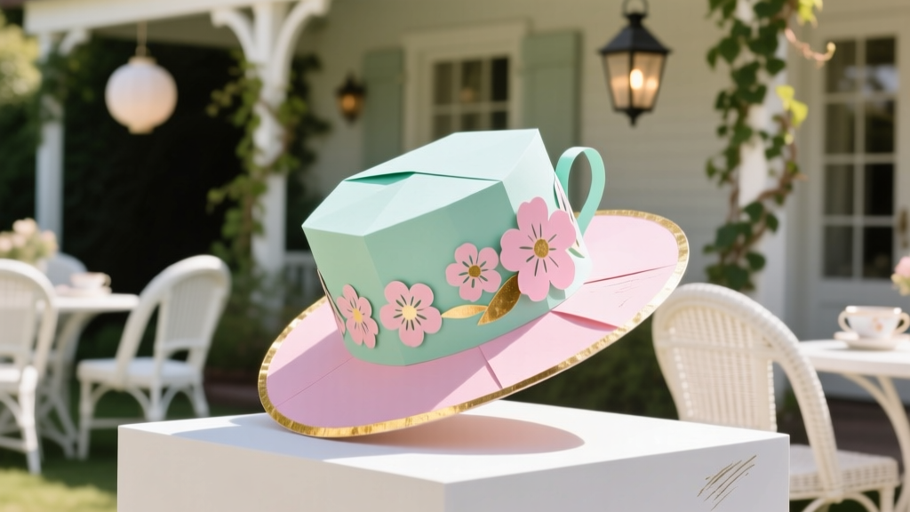 How to Make a Tea Party Hat in Under 45 Minutes (No Sewing, No Fancy Tools—Just Paper, Glue & Joy!)