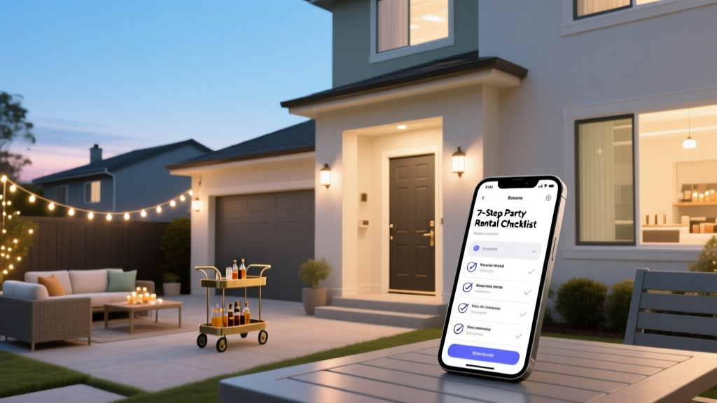 How to Rent a House for a Party Without Getting Scammed, Overcharged, or Canceled Last Minute: A 7-Step Legal & Logistical Checklist You Can’t Skip