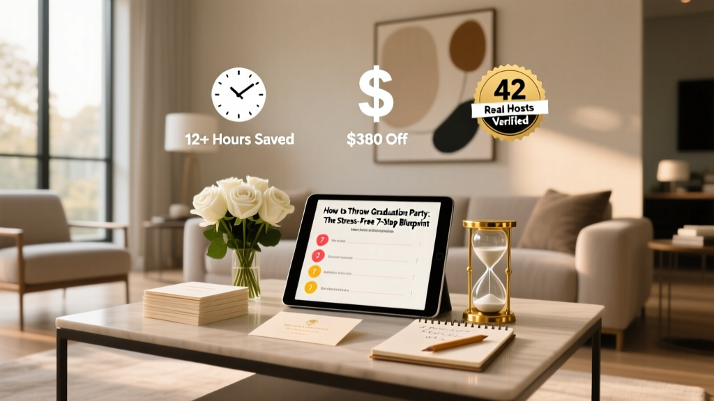 How to Throw Graduation Party: The Stress-Free 7-Step Blueprint (That Saves 12+ Hours & $380 on Average — Backed by 42 Real Hosts)