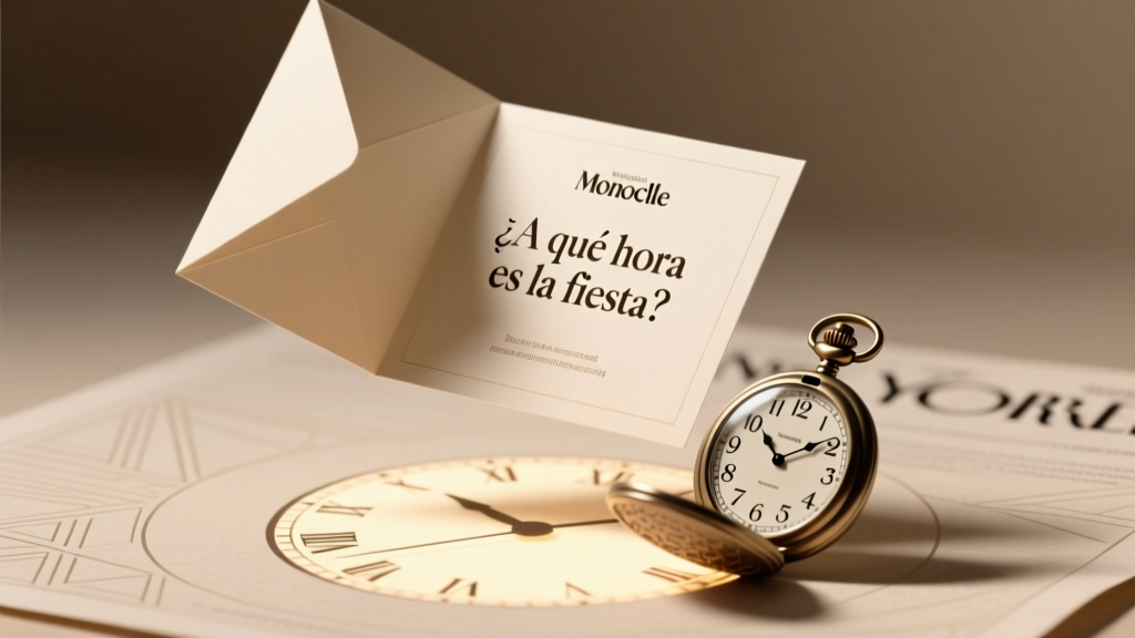 What Time Is the Party in Spanish? The Exact Phrases, Cultural Nuances, and Timing Pitfalls 92% of Hosts Miss When Inviting Spanish Speakers