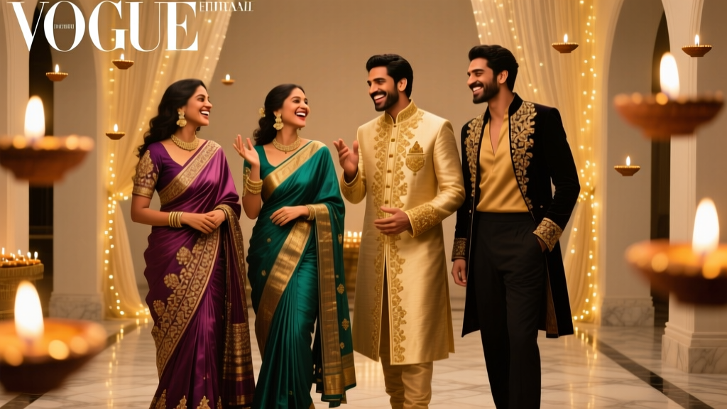 What to Wear on Diwali Party: 7 Stress-Free Outfit Rules (No More Last-Minute Panic, Matching Mishaps, or Cultural Missteps)