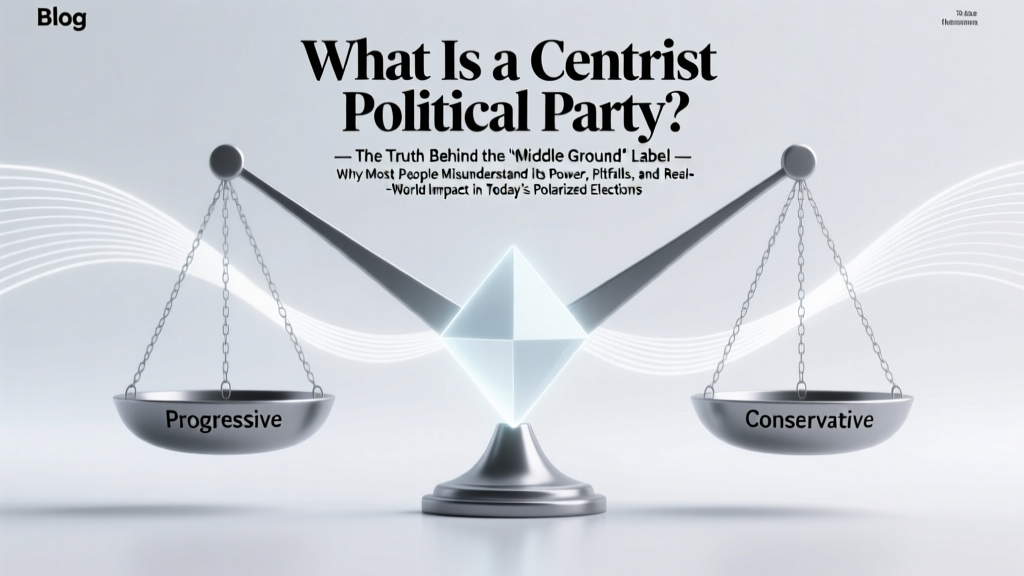 What Is a Centrist Political Party? The Truth Behind the 'Middle Ground' Label — Why Most People Misunderstand Its Power, Pitfalls, and Real-World Impact in Today’s Polarized Elections