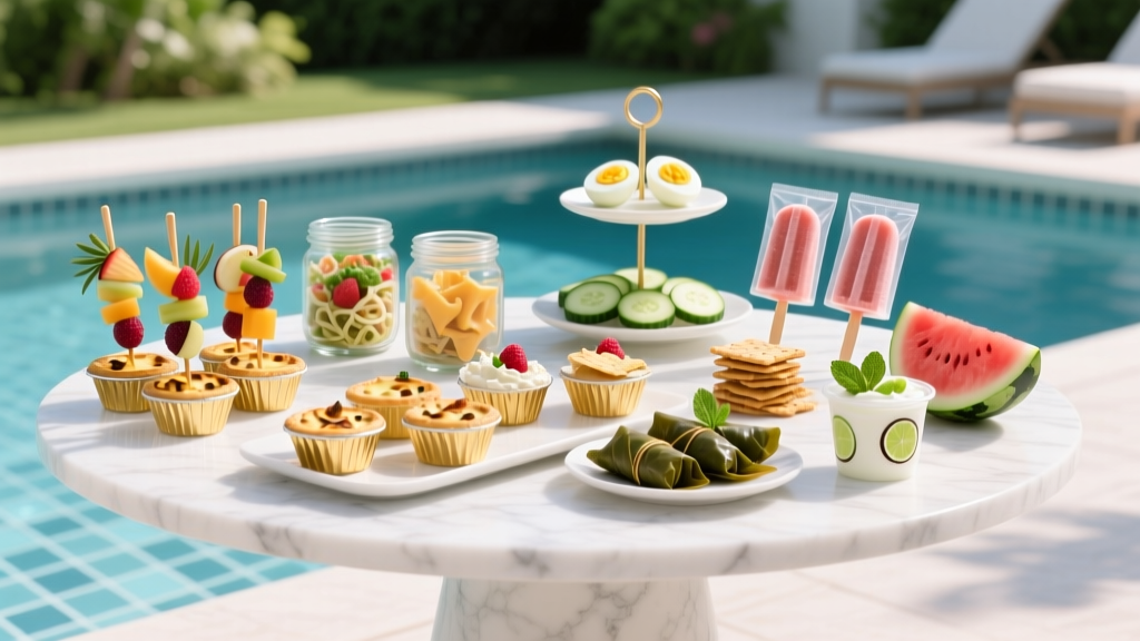 What Food to Bring to a Pool Party: 12 No-Mess, Crowd-Pleasing, Heat-Resistant Options (That Won’t Melt, Drip, or Get Ruined by Humidity)