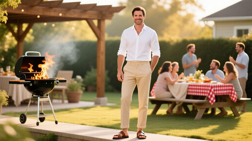 What to Wear to a BBQ Party Male: The 7-Second Dress Code Decoder (No More Awkward Shorts vs. Chinos Confusion)