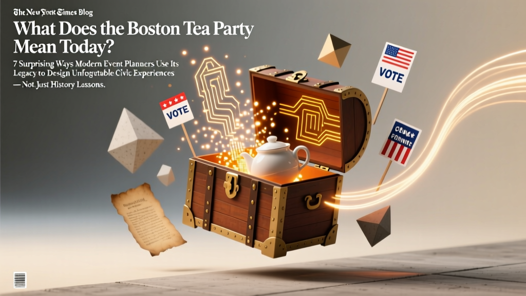 What Does the Boston Tea Party Mean Today? 7 Surprising Ways Modern Event Planners Use Its Legacy to Design Unforgettable Civic Experiences — Not Just History Lessons