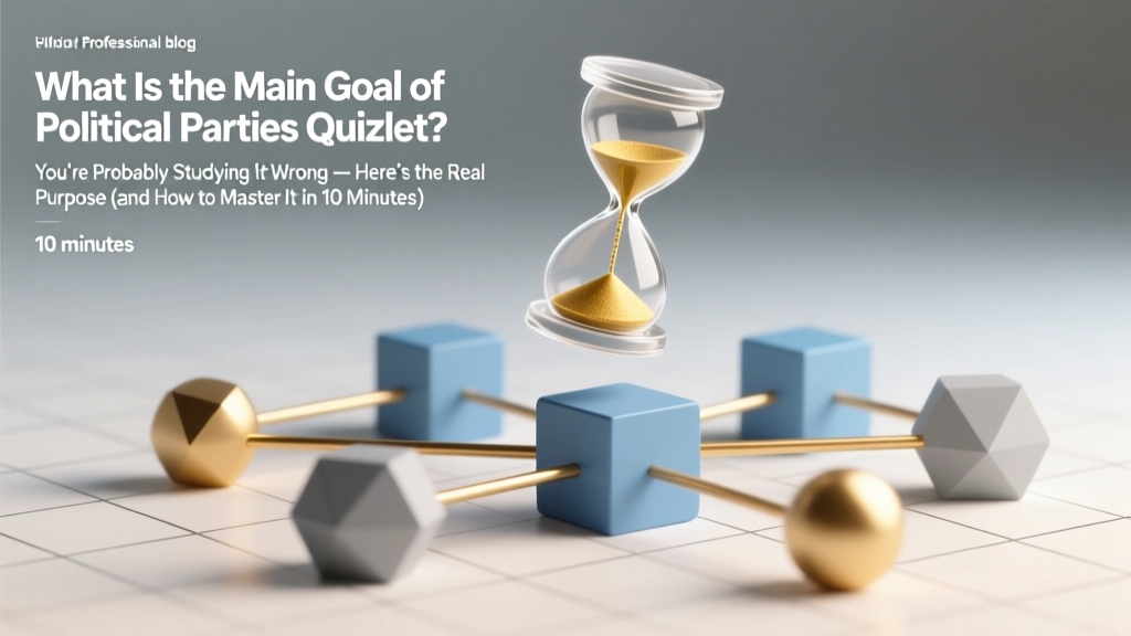 What Is the Main Goal of Political Parties Quizlet? You’re Probably Studying It Wrong — Here’s the Real Purpose (and How to Master It in 10 Minutes)
