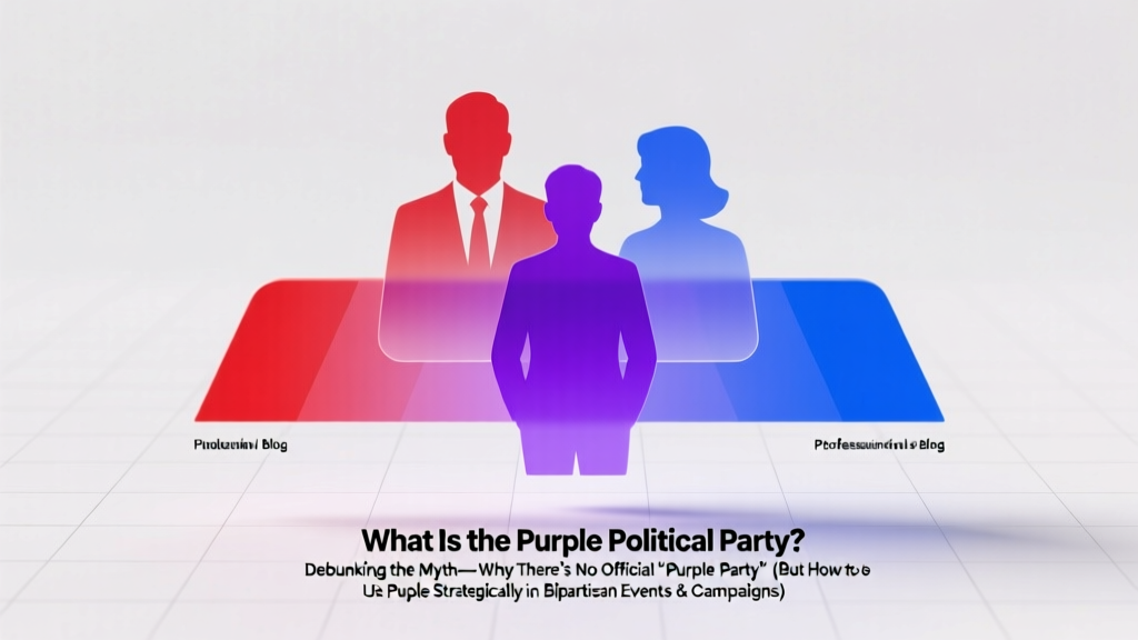 What Is the Purple Political Party? Debunking the Myth—Why There’s No Official ‘Purple Party’ (But How to Use Purple Strategically in Bipartisan Events & Campaigns)