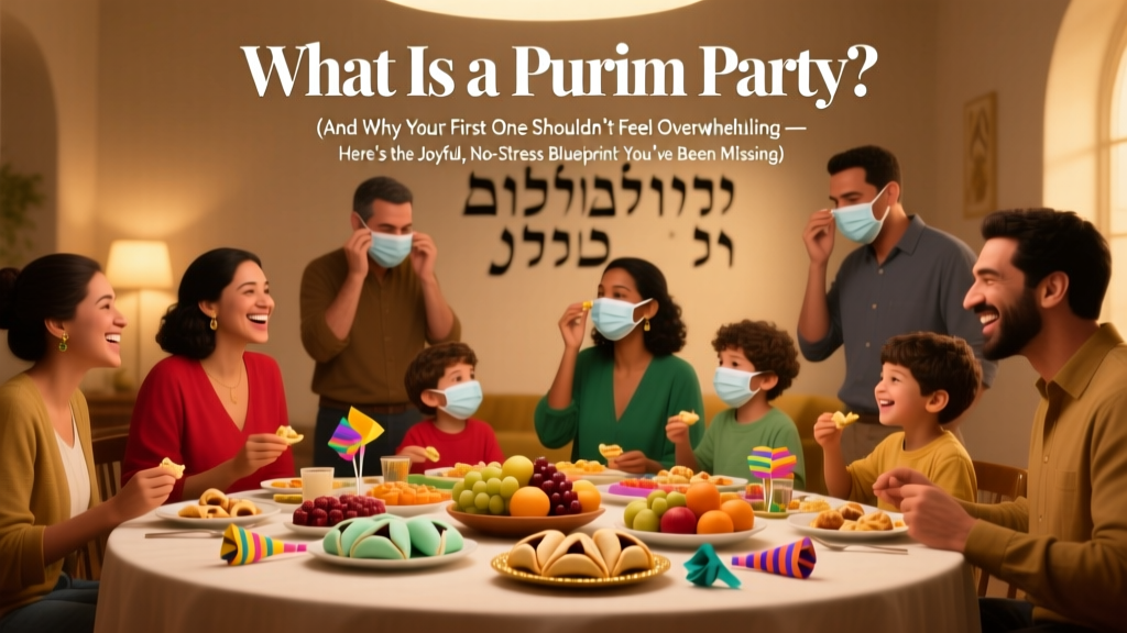 What Is a Purim Party? (And Why Your First One Shouldn’t Feel Overwhelming — Here’s the Joyful, No-Stress Blueprint You’ve Been Missing)