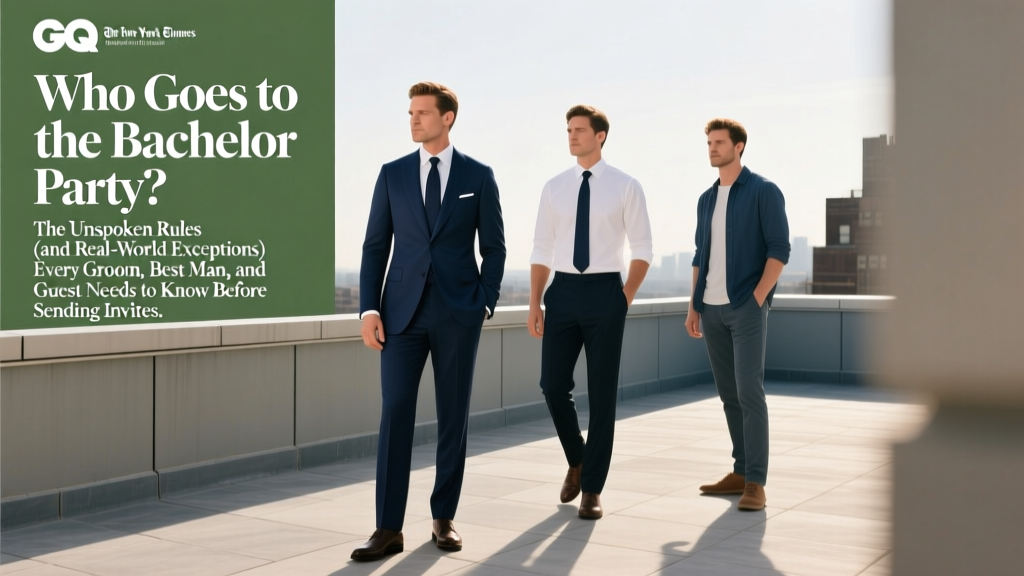 Who Goes to the Bachelor Party? The Unspoken Rules (and Real-World Exceptions) Every Groom, Best Man, and Guest Needs to Know Before Sending Invites