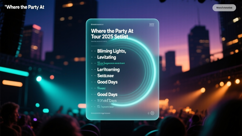 Where the Party At Tour 2025 Setlist: The Real-Time, Verified Track List (Updated Daily) — No More Guesswork, No Missed Hits, Just the Exact Songs You’ll Hear Night One Through Finale