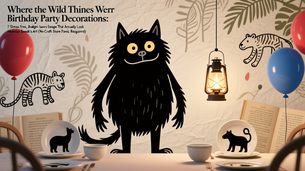 Where the Wild Things Are Birthday Party Decorations: 7 Stress-Free, Budget-Savvy Swaps That Actually Look Like Maurice Sendak’s Art (No Craft Store Panic Required)