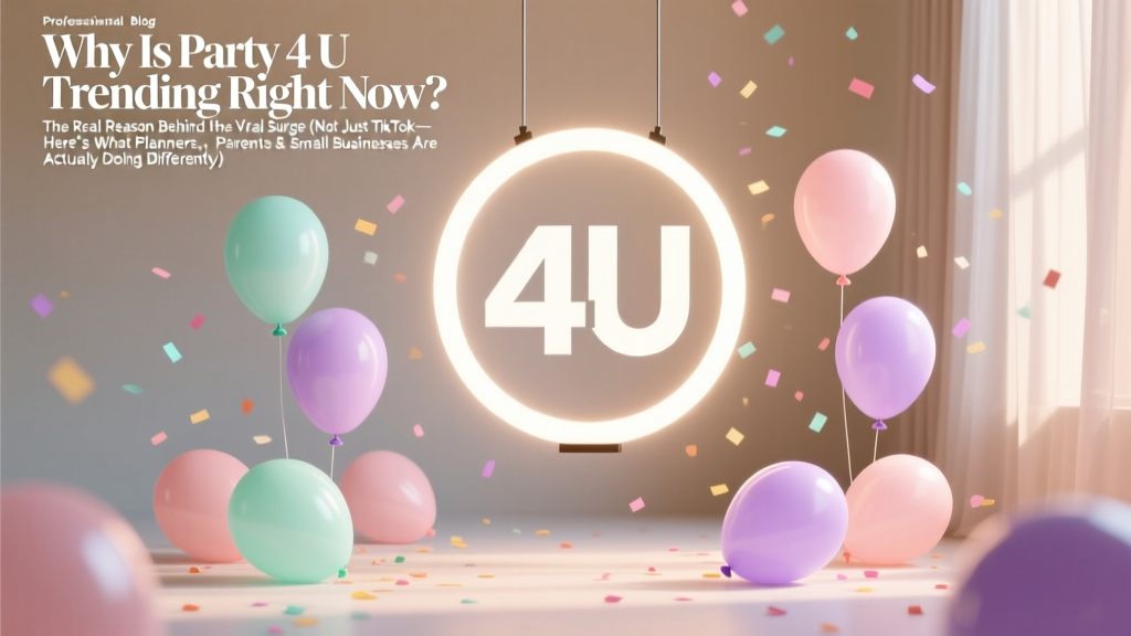 Why Is Party 4 U Trending Right Now? The Real Reason Behind the Viral Surge (Not Just TikTok—Here’s What Planners, Parents & Small Businesses Are Actually Doing Differently)