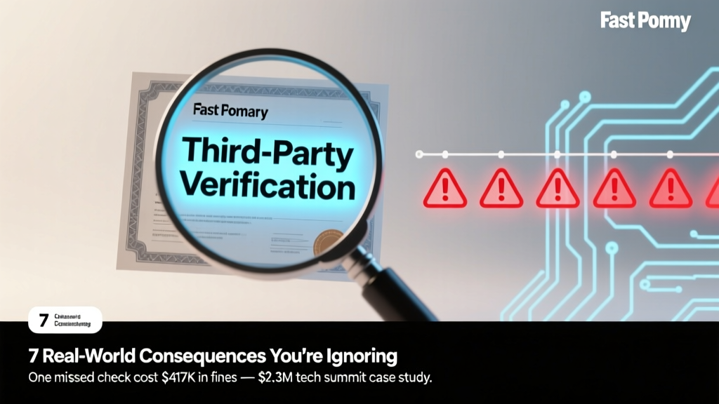 Why Is Third Party Verification Important? 7 Real-World Consequences You’re Ignoring (and How One Missed Check Cost a $2.3M Tech Summit $417K in Fines)
