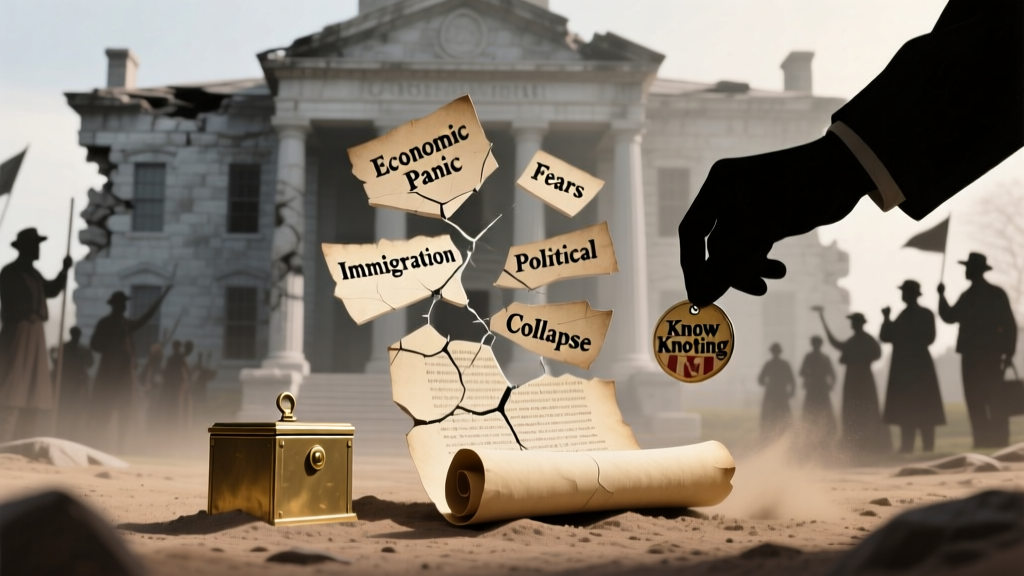 Why Was the Know Nothing Party Created? The Real Story Behind America’s Most Misunderstood Nativist Movement — Not Just Anti-Catholicism, But a Perfect Storm of Economic Panic, Immigration Fears, and Political Collapse in the 1850s