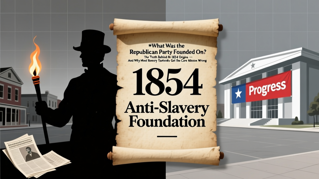 What Was the Republican Party Founded On? The Truth Behind Its 1854 Origins — And Why Most History Textbooks Get the Core Mission Wrong