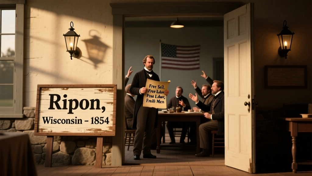 When was the Republican Party established? The surprising 1854 origin story—and why its founding in Ripon, Wisconsin (not Washington, D.C.) reshaped American democracy forever