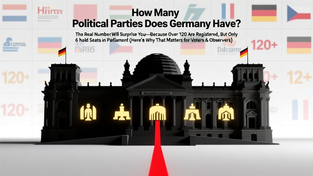 How Many Political Parties Does Germany Have? The Real Number Will Surprise You—Because Over 120 Are Registered, But Only 6 Hold Seats in Parliament (Here’s Why That Matters for Voters & Observers)