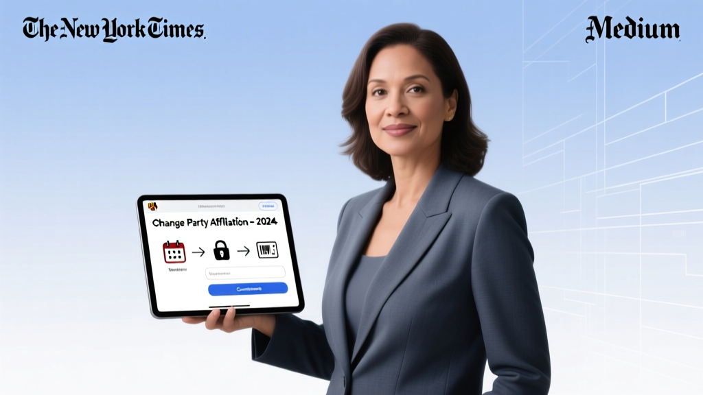 How to Change Political Party Affiliation in Maryland in 2024: A Step-by-Step Guide That Takes Less Than 5 Minutes (No Mail, No Wait, No Mistakes)