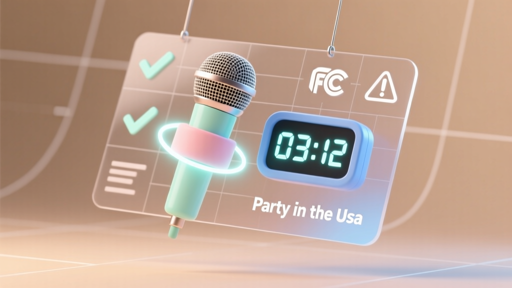 Does 'Party in the USA' Have Bad Words? A Parent & Planner’s Real-Time Clean-Song Audit (With Timestamped Lyrics, FCC Guidelines, and 5 Safer Alternatives)