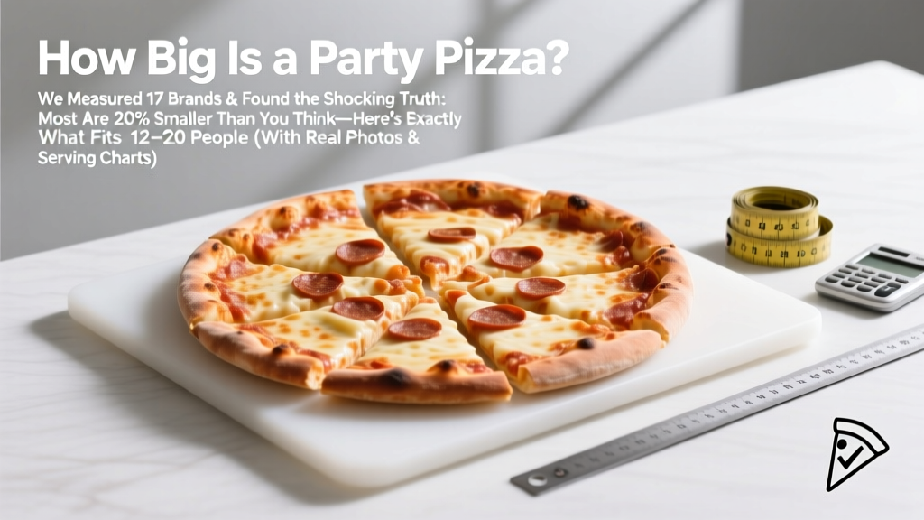 How Big Is a Party Pizza? We Measured 17 Brands & Found the Shocking Truth: Most Are 20% Smaller Than You Think—Here’s Exactly What Fits 12–20 People (With Real Photos & Serving Charts)