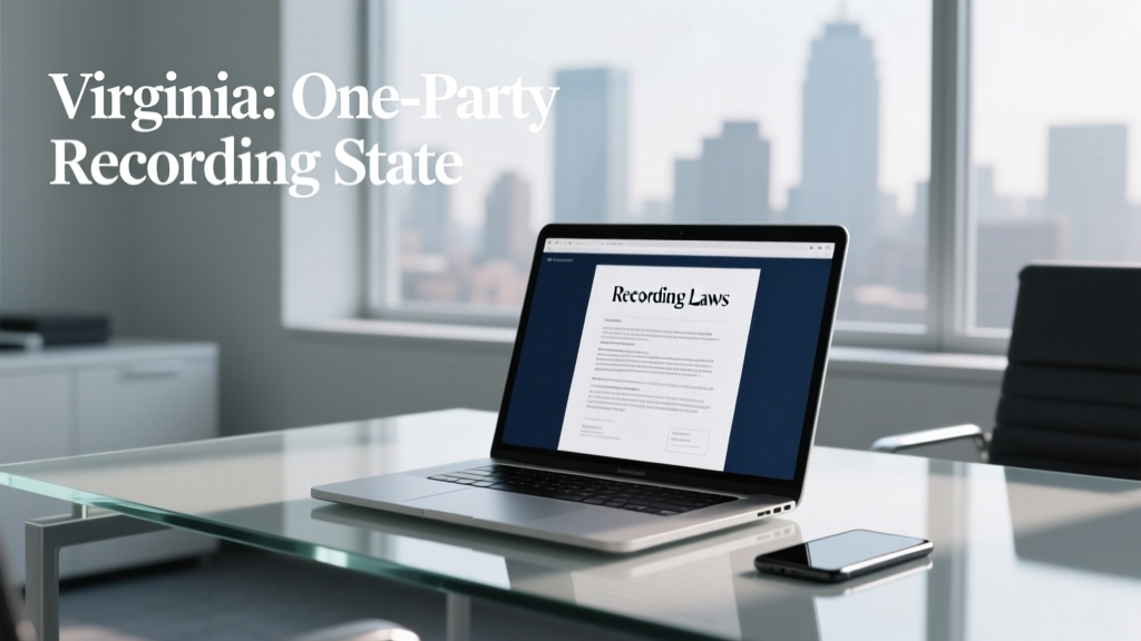 Is Virginia a one party recording state? Yes — but here’s exactly when that permission *doesn’t* protect you from lawsuits, fines, or criminal charges (and what to do instead)