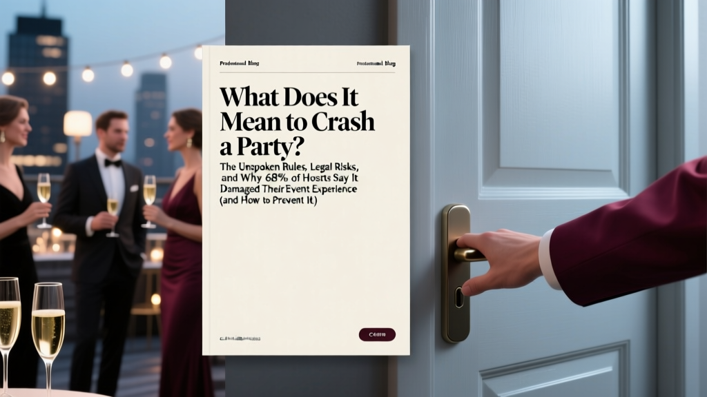 What Does It Mean to Crash a Party? The Unspoken Rules, Legal Risks, and Why 68% of Hosts Say It Damaged Their Event Experience (and How to Prevent It)