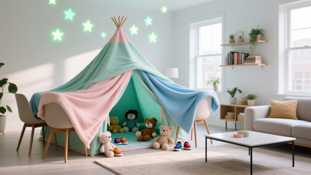 How to Make a Slumber Party Tent in Under 20 Minutes (No Sewing, No Special Tools — Just Blankets, Chairs & Kid-Approved Magic)