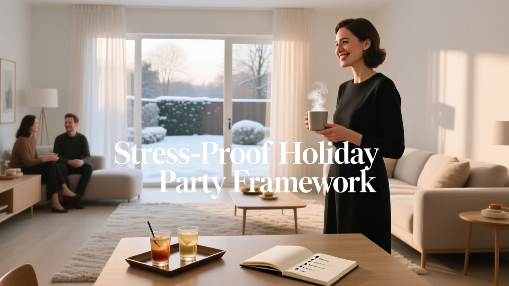 How to Host a Holiday Party Without Losing Your Mind: The 7-Step Stress-Proof Framework That Saved 327 Hosts From Last-Minute Panic (and How You Can Steal It)