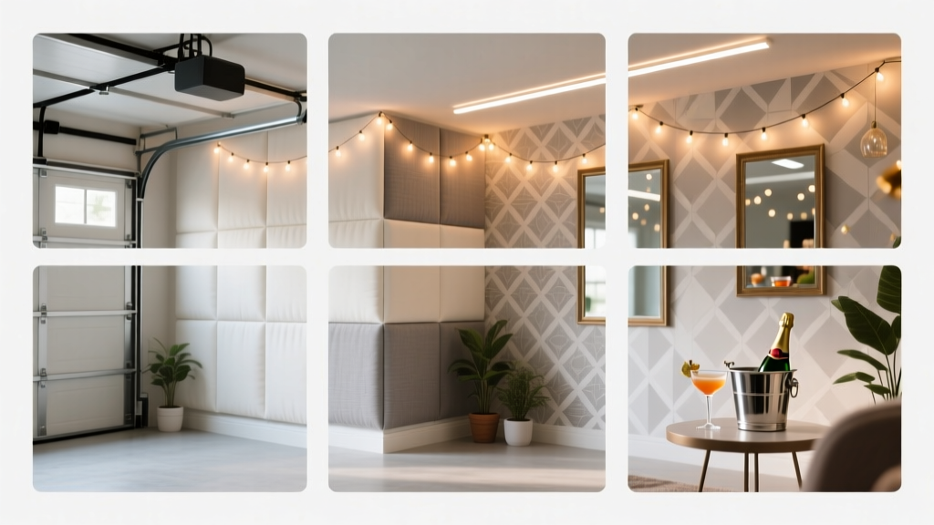 How to Hide Garage Walls for Party: 7 Fast, Affordable & Instagram-Worthy Solutions (No Renovation, No Drywall, No Stress)
