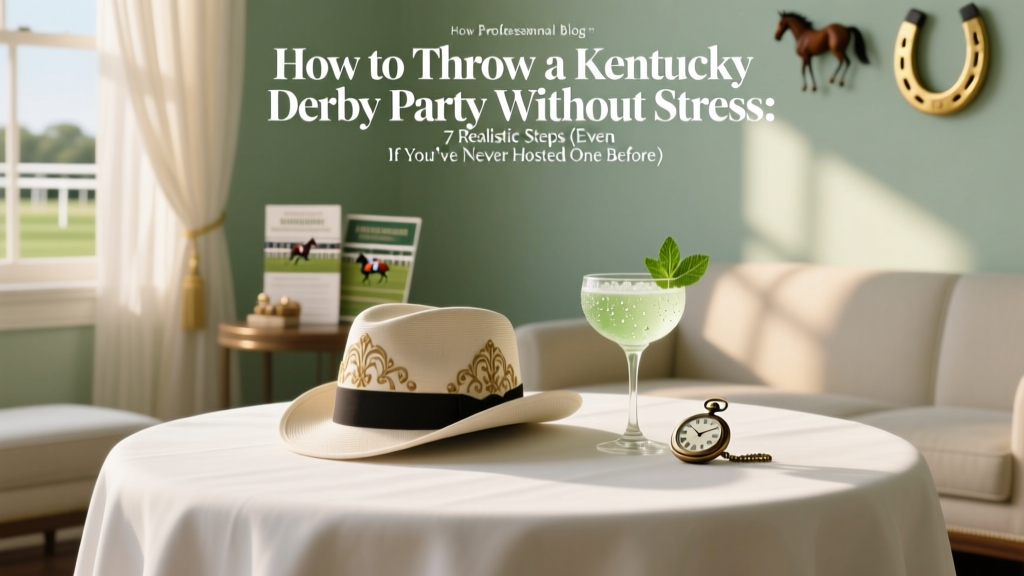How to Throw a Kentucky Derby Party Without Stress: 7 Realistic Steps (Even If You’ve Never Hosted One Before)