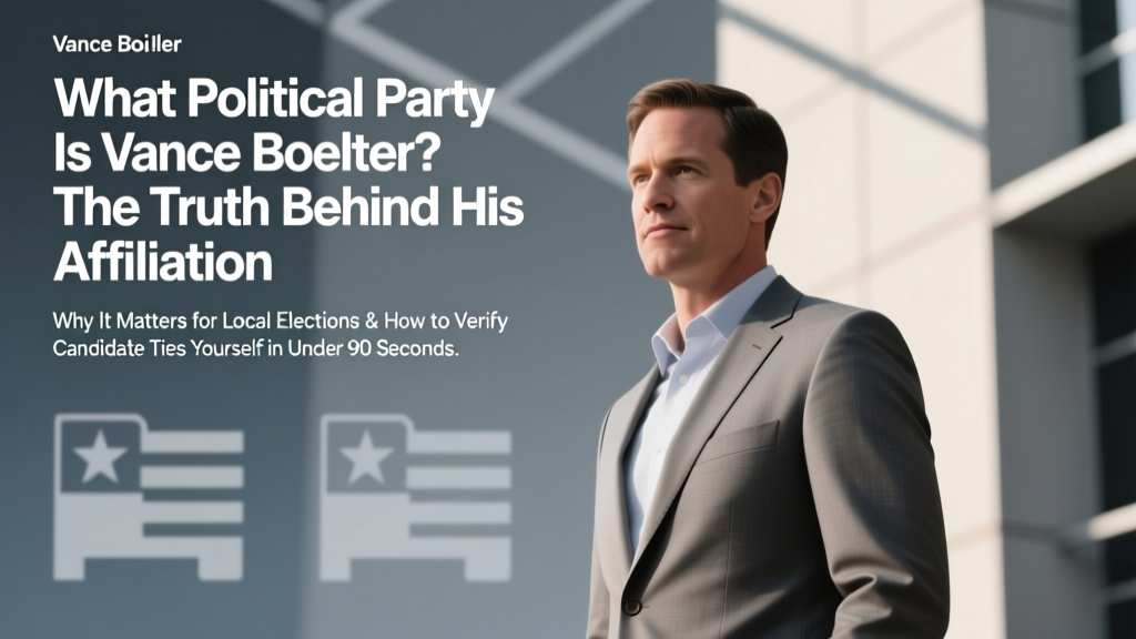 What political party is Vance Boelter? The Truth Behind His Affiliation, Why It Matters for Local Elections, and How to Verify Candidate Party Ties Yourself in Under 90 Seconds