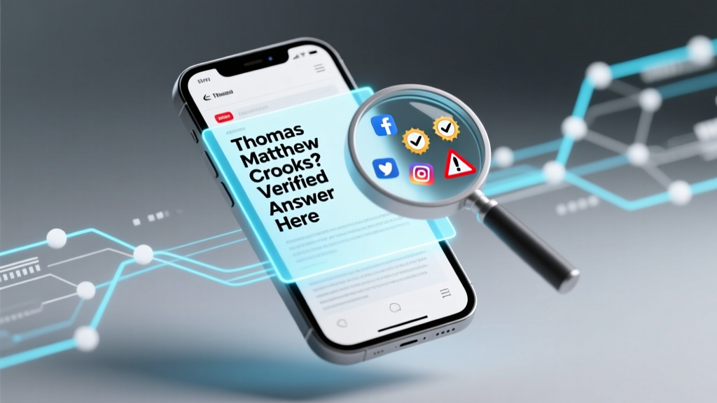 What Party Was Thomas Matthew Crooks? The Verified Answer—and Why Misinformation Spreads So Fast in Political Crisis Moments (Plus How to Verify Sources in Real Time)