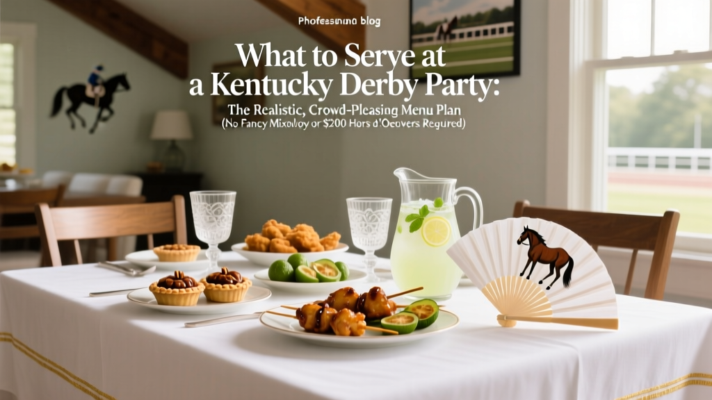 What to Serve at a Kentucky Derby Party: The Realistic, Crowd-Pleasing Menu Plan (No Fancy Mixology or $200 Hors d’Oeuvres Required)