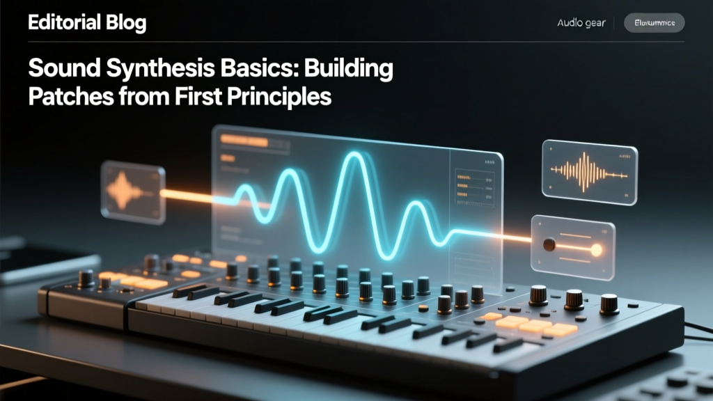Sound Synthesis Basics: Building Patches from First Principles