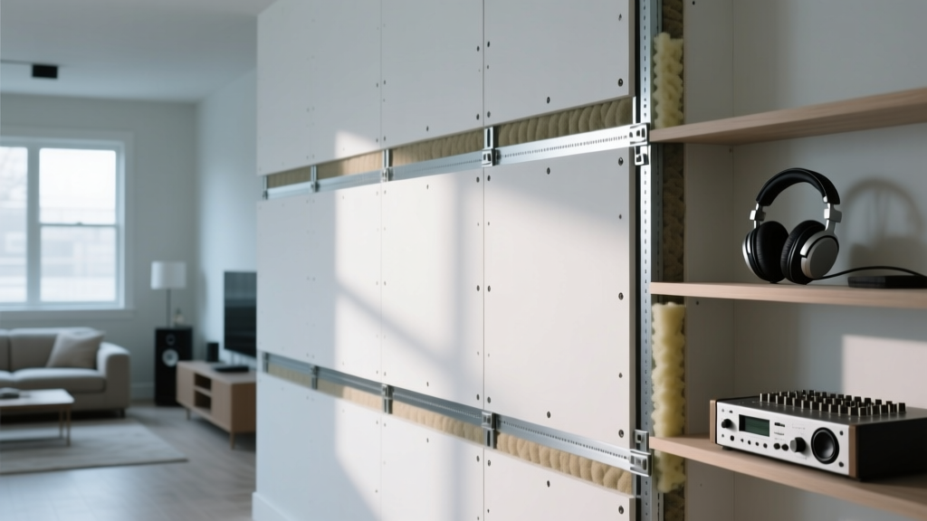 Sound Isolation for Home Studios: Decoupled Walls