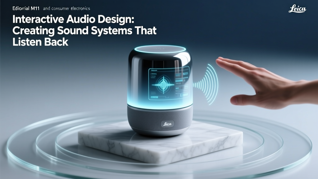 Interactive Audio Design: Creating Sound Systems That Listen Back