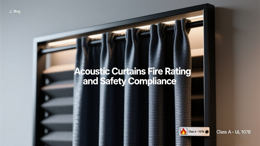Acoustic Curtains Fire Rating and Safety Compliance