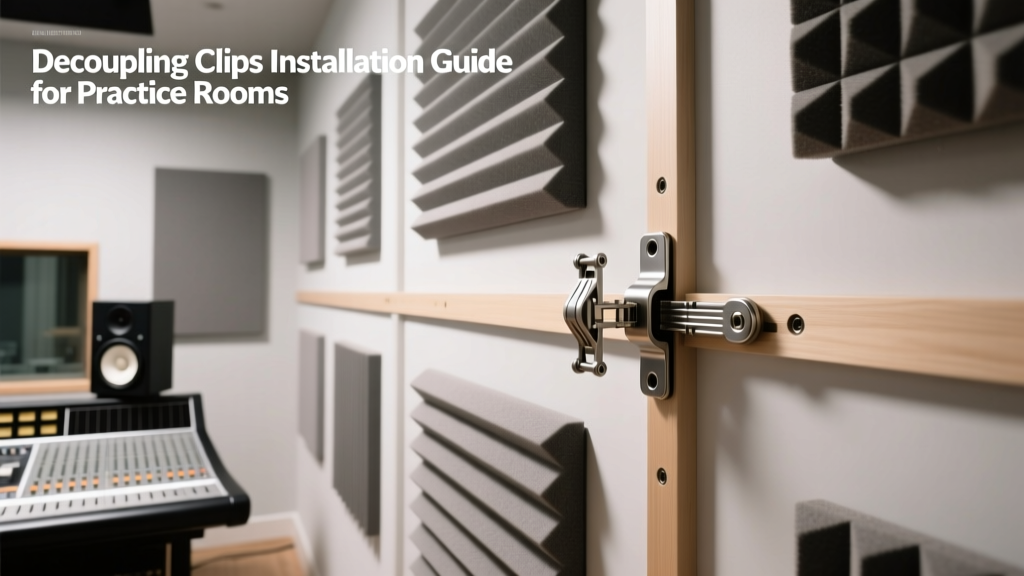 Decoupling Clips Installation Guide for Practice Rooms