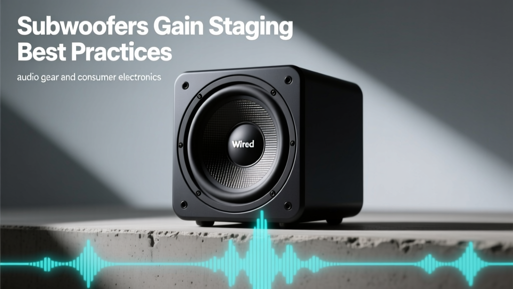 Subwoofers Gain Staging Best Practices