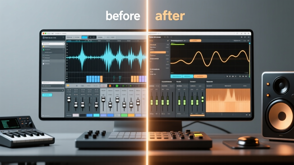 Drum Programming Before and After Comparison
