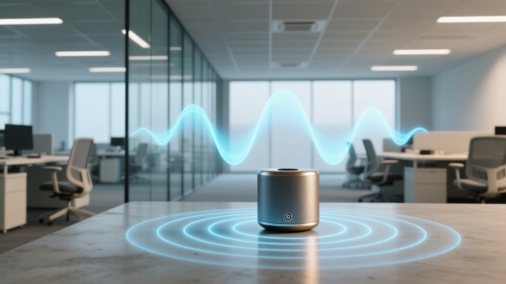 Acoustic Standing Waves in Open-Plan Offices