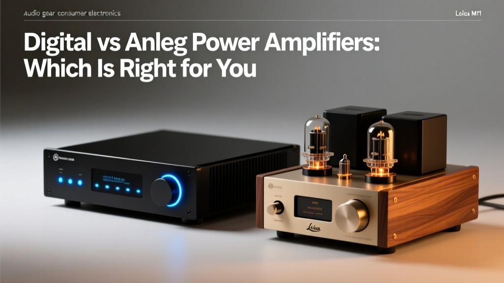Digital vs Analog Power Amplifiers: Which Is Right for You