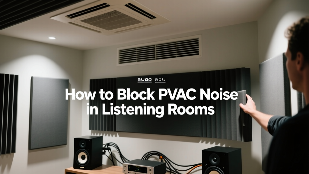 How to Block HVAC Noise in Listening Rooms