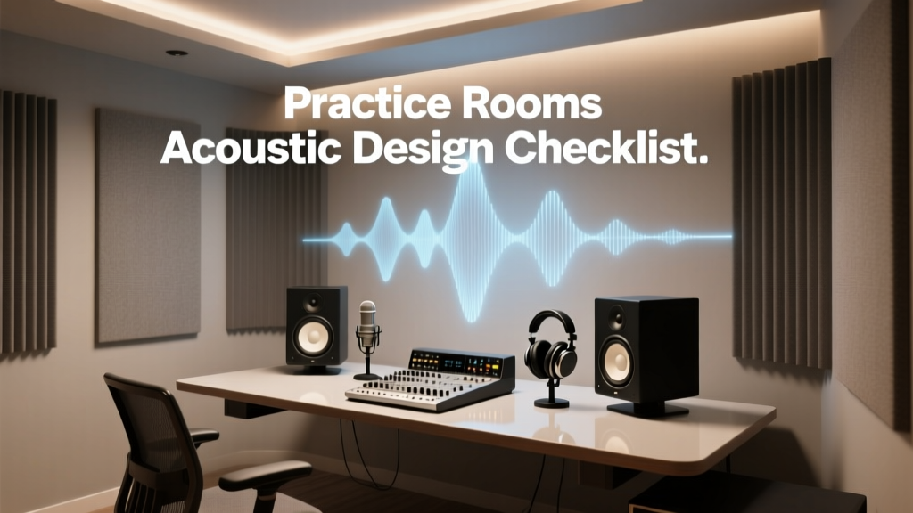 Practice Rooms Acoustic Design Checklist