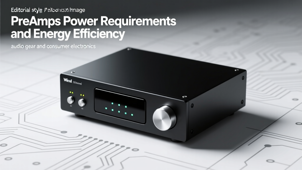 Preamps Power Requirements and Energy Efficiency
