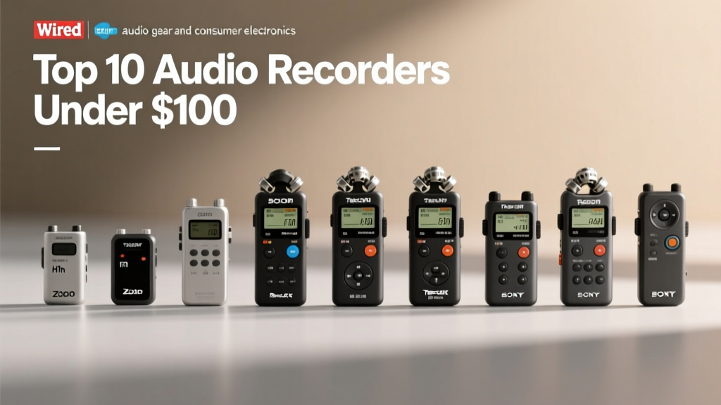 Top 10 Audio Recorders Under $100