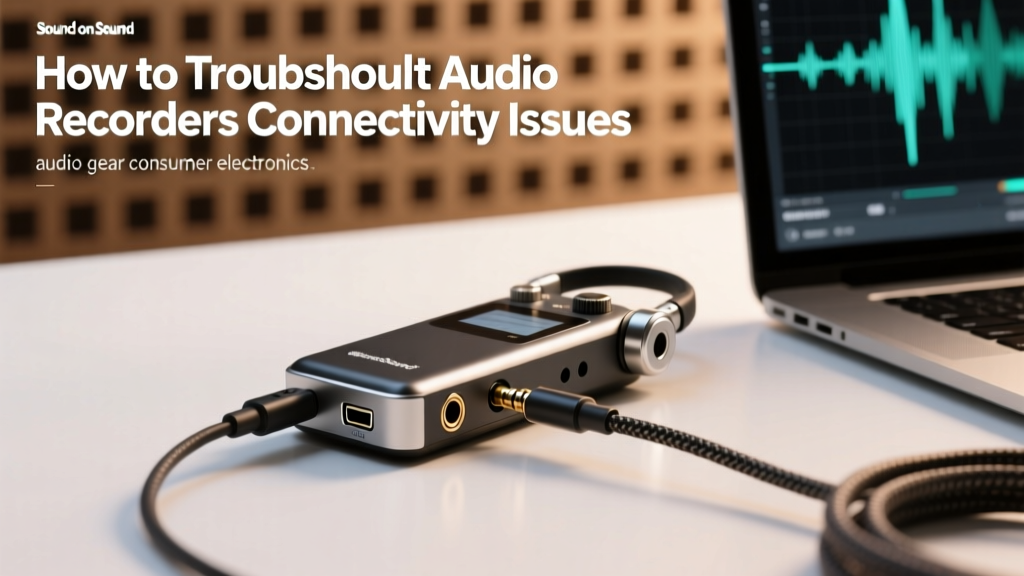 How to Troubleshoot Audio Recorders Connectivity Issues