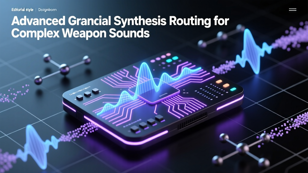 Advanced Granular Synthesis Routing for Complex Weapon Sounds